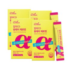 뉴트리너스 알파CD 원데이 제로컷 (3g x 14포), 42g, 4개