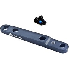 플랫 마운트 포크 및 포스트 캘리퍼 2pcs FM 볼트용 SwishTi 사이클로크로스 자갈 eBike 디스크 브레이크 어댑터