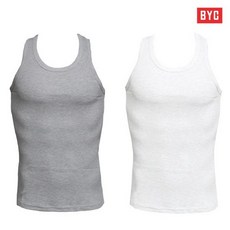 BYC 스포츠 순면 골지 레이서백 런닝 918928