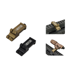 45 Degree Rail Flashlight DD/PRO/KAC Machine Sight Side Rail Adapter 20MM, 탄색, 1개