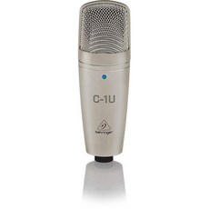벨링거 USB 콘덴서 마이크 보컬 스탠드 장착 C-1U
