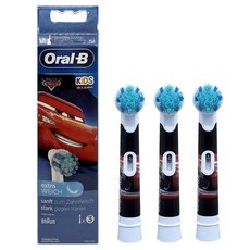 어린이 전동칫솔모 EB10S-3 카즈 리필모 스테이지스 파워 교체모 유아 칫솔모, 3개, EB10 카즈