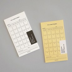 Goal Tracker - 30days, 01 화이트