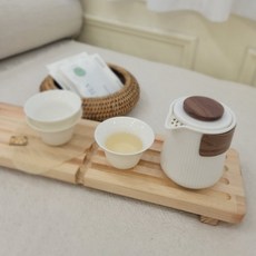 인다올 편백나무 주방 용품 컵받침 홀더 우드 트레이 싱크대 선반, 1단, 1개