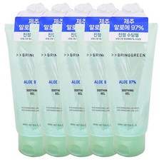 브링그린 알로에 97 수딩 젤 300ml 5개
