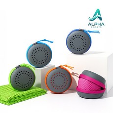 알파 스포츠 타올 요가 피트니스 쿨링 아이스 타올, 2개, 녹색