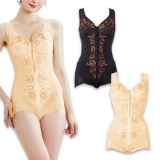 [시스넬라] 체형보정 지퍼올인원 1종 보정속옷 여성보정속옷 똥배 뱃살보정