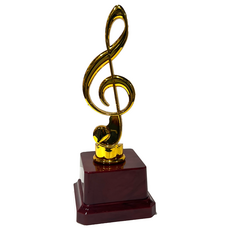 주희아트 트로피 골드 -학원트로피 대회트로피 칭찬트로피 엄지트로피 별트로피 키즈트로피 미니트로피 운동회 학원, 금색, 음악