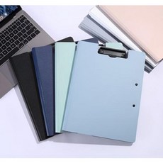 A3/A4 양면 클립보드 더블 클램프 파일철 결재판 문서정리 도면집게판 9Color 마리셀러, 07.네이비