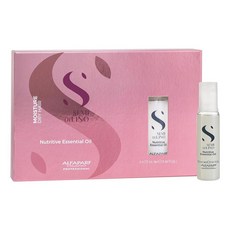 Alfaparf Milano Semi Di Lino 수분 에센셜 헤어 오일 건조한 모발용 영양 부드러움 공급, 13ml