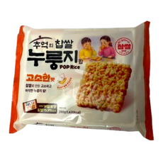 찹쌀 누룽지팝 고소한맛 누룽지 과자 288g, 12개, 24g