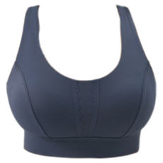 可調肩壓花無痕內衣 大尺碼運動內衣 無鋼圈固定罩杯內衣