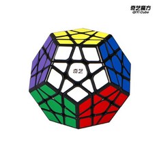 Picube QiYi 2x2 3x3 Megaminx Qiheng 번들 세트 스티커없는 검은 색 스티커 스피드 큐브 교육용 베이비 키즈 퍼즐 완구, 2x2 Black, 1개