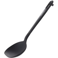 어니스트 듬뿍 녹는 모으기 쉬운 볶음 숟가락 내열 실리콘 조리 스푼 블랙 30cm 편리 상품 식세기 대응 벨피나 A-77436Arnest, 어니스트 듬뿍 녹는 모으기 쉬운 볶음 숟가락 내열 실리