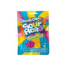 사워헤드 츄잉캔디, 12개, 15g