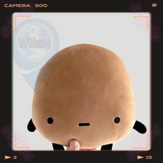 KP精選 可愛軟萌悲傷土豆娃娃 馬鈴薯 毛絨抱枕 沙發靠墊 玩偶玩具抱枕 毛絨填充玩具 交換禮物, 悲傷土豆抱枕,45cm, 悲傷土豆抱枕