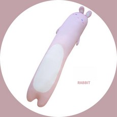 모어제이 냉감인형 쿨베개 안고자는침대인형냉감, 귀여운 토끼 [여름용 쿨 아이스 실크]