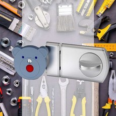 화장실 잠금쇠 걸고리 키즈 공중 칸막이 큐비클 교체