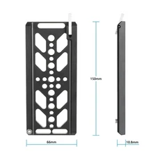 SZRig ARRI 표준 퀵 릴리즈 도브테일 베이스플레이트 (잠금 레버 포함) 브리지 슬레드용, 01 150mm, 01 빠른  Mainland