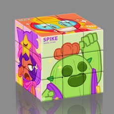 【精選好物】荒野亂鬥男孩三階卡通圖案魔方兒童益智學生個性創意解壓摸魚禮物, Z288, 1個