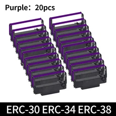 호환 잉크 프린트 리본 엡손 ERC30 TM-U220PD U230 M188B ~ 팩, 05 Purple-20pcs