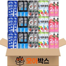 [모아박스] BEST 이온음료 캔음료수 음료 5종 30캔, 1세트, 240ml