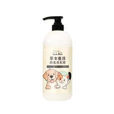 Love Pets 樂沛思 草本養護防蚤洗毛精 1L 溫和不刺激 寵物適用, 1瓶