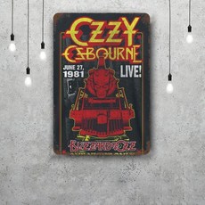 장식 포스터 빈티지 주석 간판 금속 플라크 펍 맨 케이브 클럽 벽장식, 4. Style-4