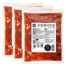 [팔도맛쟁이] 한성 무말랭이 무침 1kg 실온, 3개