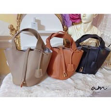 am Boutique 時尚皮革水桶手提包