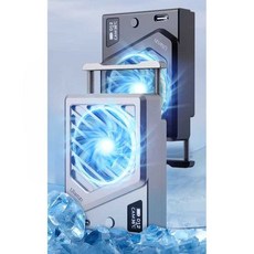 카메라 쿨링팬 냉각 발열방지 쿨러 영상촬영 라이브 녹화 무소음 쿨링 방열팬 냉각 (블랙) 기본 카메라 쿨링팬 1개, 실버