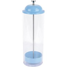 리프트 뚜껑이 있는 도마모어 투명 빨대 디스펜서 스테인리스 스틸 막대가 있는 플라스틱 직립 빨대 홀더 테이블 바 야외 또는 레스토랑에서 사용할 수 있는 상단 및 하단 정리함