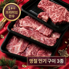 [실패없는선택] 한우선물세트 1++ 구이용 설 선물세트, 1세트
