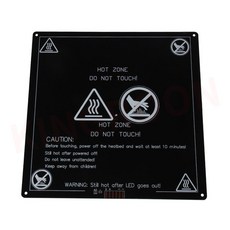 MK3鋁基板熱床加熱板 RepRap加熱平台圓角, 12V標準增強版