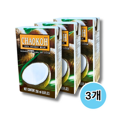 차오코 코코넛밀크, 250ml, 3개