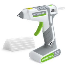WORKPRO 7.2V 배터리 전기 글루건 접착제 스틱 핫 도구 가정용 열 전동 공구 수리 20 개 7mm, [01] 1pc glue gun