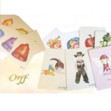 奧福音樂藝術世界出版社 奧福音樂與遊戲3&4冊 圖卡，兒童音樂啟蒙教材，培養音樂素養, 3&4, 1個