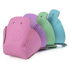 본트 롤러 스케이트 - 100% 호주산 가죽 발가락 캡 가드 프로텍터 - 롤러 스케이트 더비 속도 - 파스텔 페어, Amethyst Purple, 1개, 자수정 퍼플