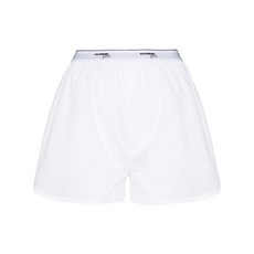 옴므걸스 로고 테이프 디테일 복서 쇼츠