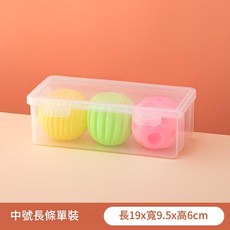 防塵中號長條儲物盒, 透明中號長條PP5材質, 如圖所示
