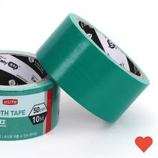 [오마누] 박스포장테이프 다용도테이프 포장박스테이프 10m 면청테이프 폭50mm