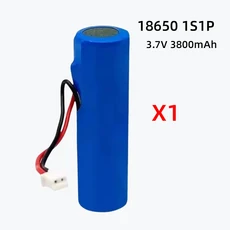 3.7V 3800mAh 리튬 이온 충전식 배터리 18650 1S1P 팩 비상 조명 스피커 블루투스 DIY 라인 플러그, 05 1pcs
