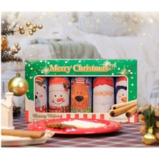 켈슨 크리스마스 럭셔리 웨이퍼 선물세트 그린, 초코웨이퍼 3p + 바닐라웨이퍼 2p, 1세트