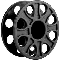 Pilipane 편리한 걸이 구멍이 다이빙 스풀 오래 사용할 수 플라스틱 폐 다이빙용 핑거 릴 다용도 흑색 2583798