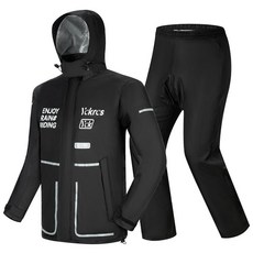 YCK 摩托車雨衣 雨褲套裝, L【建議150-170斤】