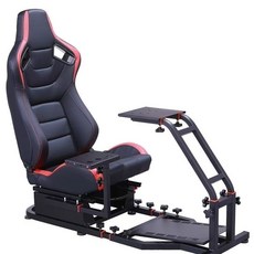 賽車遊戲支架 遊戲支架 方嚮盤支架 遊戲座椅 電競賽車椅 賽車遊戲座椅支架G29G923方嚮盤後部支架tmxt150t3, 支架全套（C座椅）帶排檔位,全新未拆封正品, 1個
