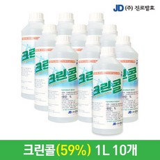 진로발효 살균소독59% 크린콜 1Lx10개, 상세설명 참조, 없음