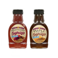 네이처할로우 메이플 시럽 라즈베리 시럽, 2개, 236ml