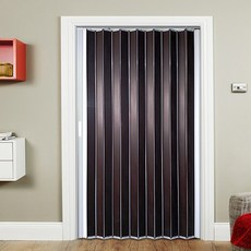 홀딩도어 자바라 접이식 자바라문 칸막이 커튼 홀겹 초코