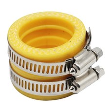 PE28/30용 범용 35mm 공기 흡입 부트 조인트 내열 흡기 매니폴드, 노란 색